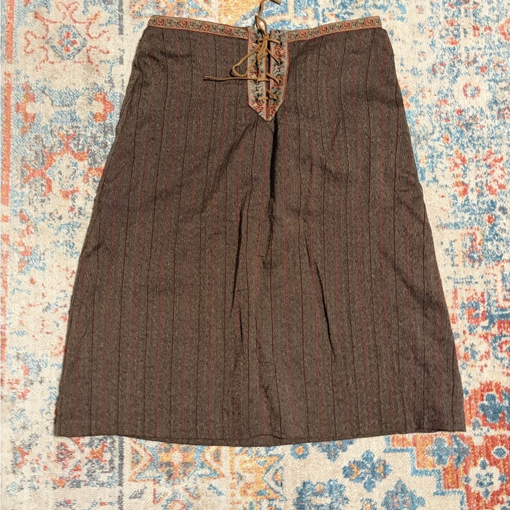 Vintage Necessary Objects ribbon detail renaissance/medieval skirt